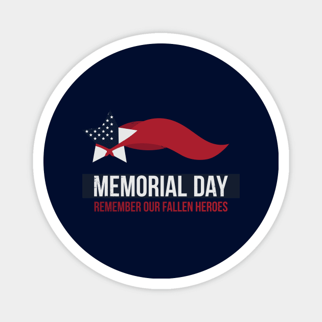 Memorial Day Magnet by Skala